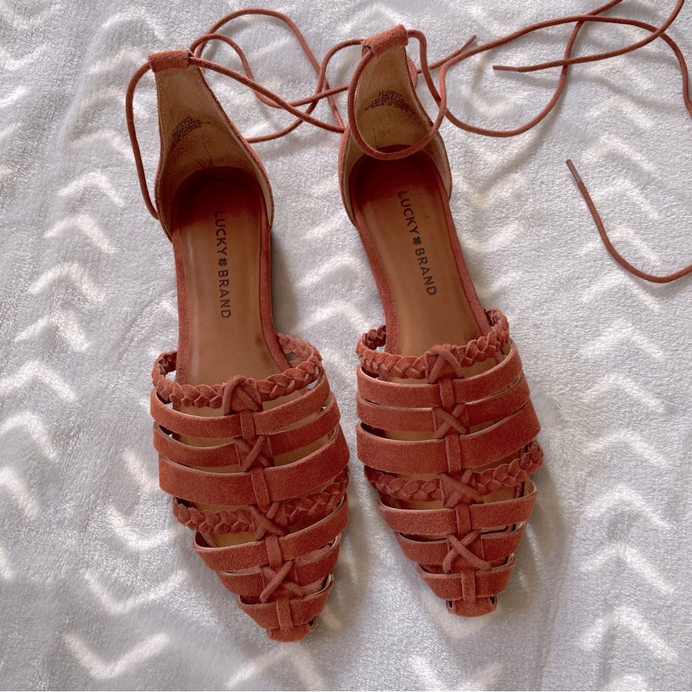 Lucky Brand Suede Flats